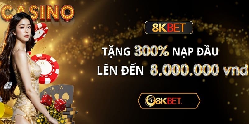 Casino 8kbet là sảnh cược thu hút đông đảo người chơi tham gia hiện nay